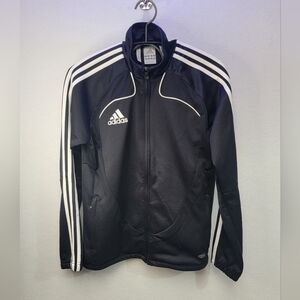 Adidas Clima365 Black/White Zip Front Womens Medium Jacket